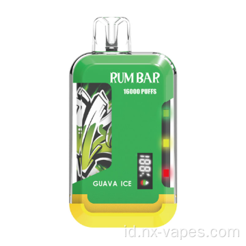 Rum Bar 16000 Puffs sekali pakai